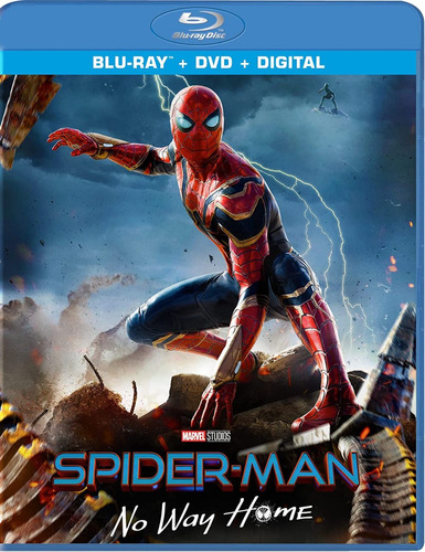 Imagen 1 de 1 de Spider-man No Way Home Blu Ray (2021) Disco Fisico.