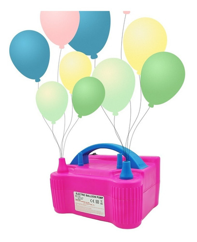Imagen 5 de 8 de Inflador Eléctrico Para Globos 600w / Envio Express