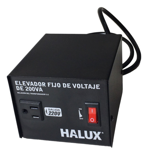 Transformador, Elevador Halux Ef200va, 110v A 220v