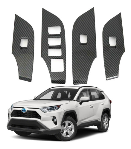 Moldura Para Elevadores Toyota Rav-4 Rav4 2019 2020 2021