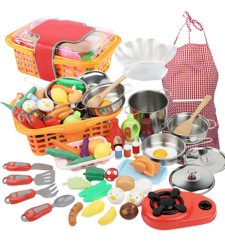 Juego De Cocina De Plástico Para Niños, Juguete De Cocina, J