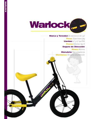Bicicletas De Impulso Niños Aluminio Liviana Bikid Strider