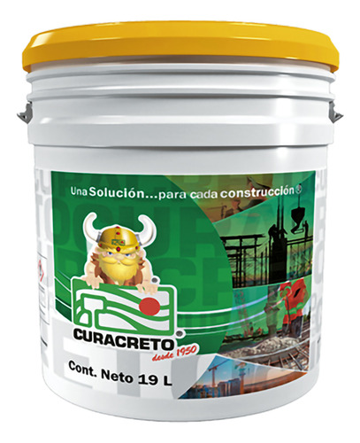 Impermeabilizante Fibra Blanco 5 Años Acrilthor Curacreto