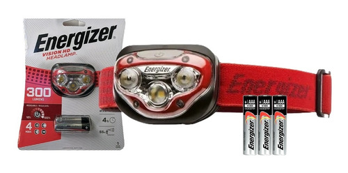 Linterna Minera Frontal Energizer Vision Hd 300 Lumens