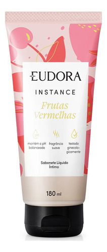 Sabonete Íntimo Eudora Instance Frutas Vermelhas 180ml