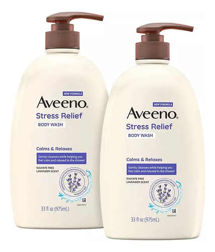  Crema Aveeno Stress Relief 975ml Lavanda 2 Pack