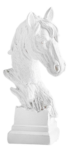 Escultura De Estatua De Cabeza De Caballo Para Estantes De L