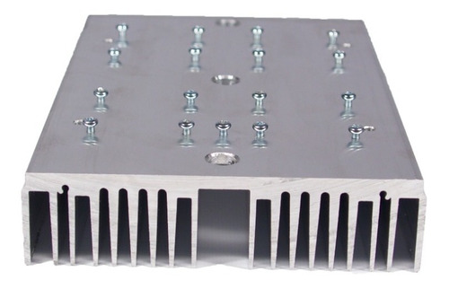 Disipador Aluminio 200w - Led Cob 13,5 X 20 Cm Mecanizado