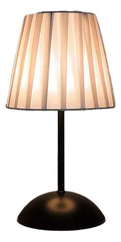 Lámpara De Mesa Pequeña De Tela Con Luz Regulable
