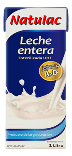 Leche Completa Natulac 1 Lt