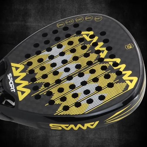 Raqueta De Pádel Ama Sport Fibra De Carbono Eva Flex