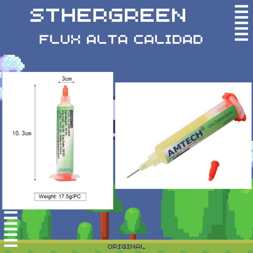 Flux Amtech Nc-559-asm Bga Reballing Pcb 10cc Alta Calidad