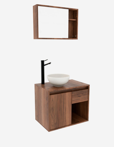 Mueble Gabinete Para Baño Decomobil Con Botiquin Con Espejo