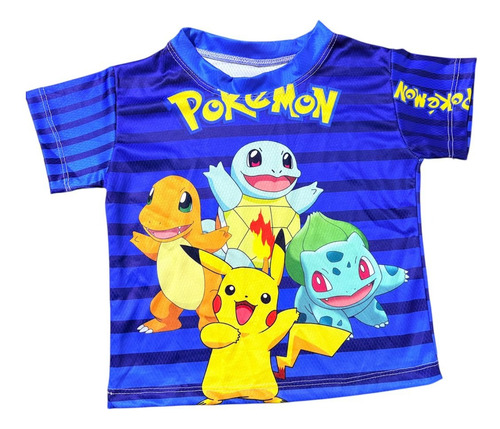 Conjunto Infantil Playera Y Short De Pokemon Pikachu