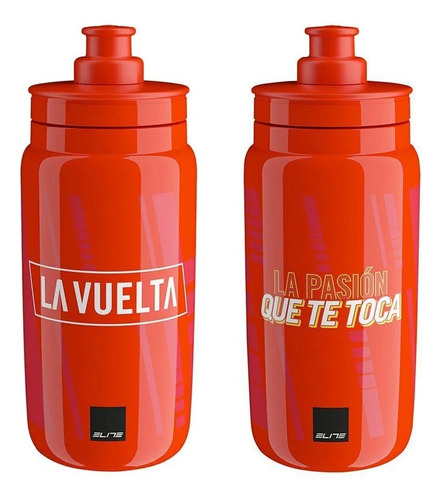 Caramañola Ruta Gravel Mtb Roja Vuelta España 550ml Elitefly