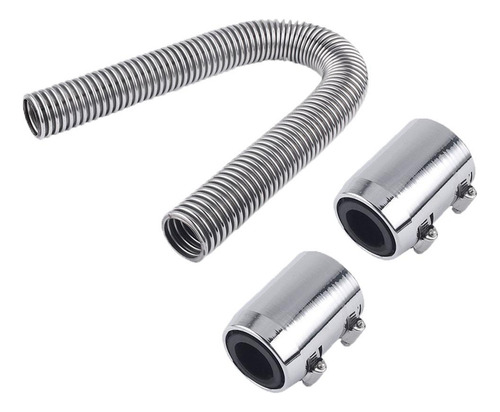 Kit De Mangueras Flexibles De 24 Pulgadas Con 2 Tapas De 60