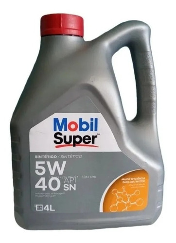 Aceite Mobil Super 5w40 Sintetico X4l