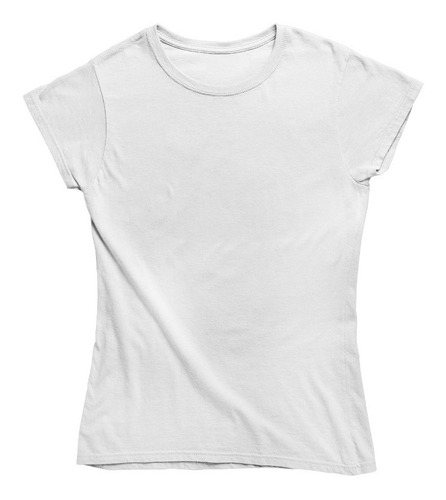 Playera Cuello Redondo Para Dama Varios Colores 100% Algodón