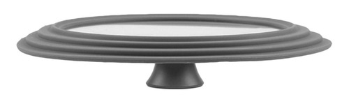 Tapas De Vidrio De Silicona Universales 24 A 26 A 28cm Gris
