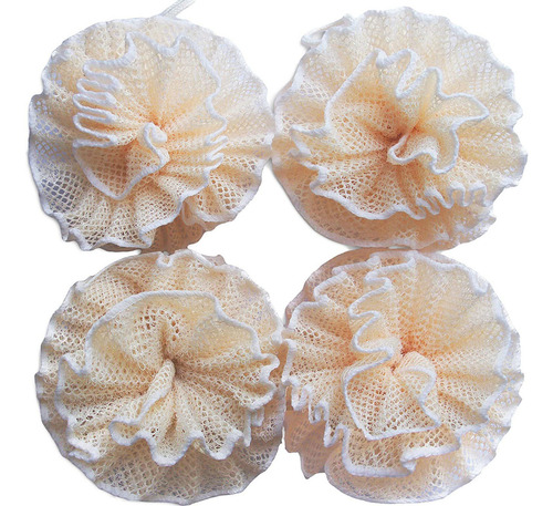 Super Exfoliante Home Spa Weave Loofah Ducha Esponja Puf Mal