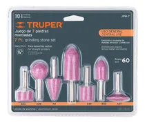 Comprar Piedras P\u002Fdesbaste 7 Pzs Truper Puntas Rectificadora Taladro