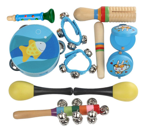 11 Peças Para Crianças Crianças Instrumentos Musicais De