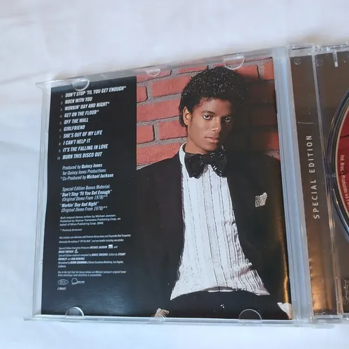 Michael Jackson -cd Off The Wall(special Edition)-2001-raro