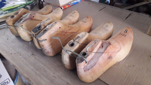 6 Hormas De Zapato Calzado Son 3 Pares En Lote