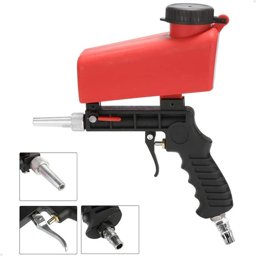 Pistola Jato Areia Pneumática Portátil Lorben 90 Psi 600 Ml