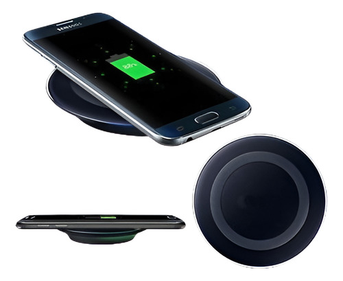 Para Samsung Galaxy S6 S6 + S7 S8 Borde Qi Cargador Inalámbr