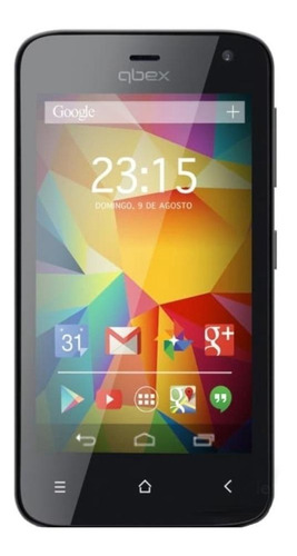 Qbex X|GO Dual SIM 4 GB preto 512 MB RAM