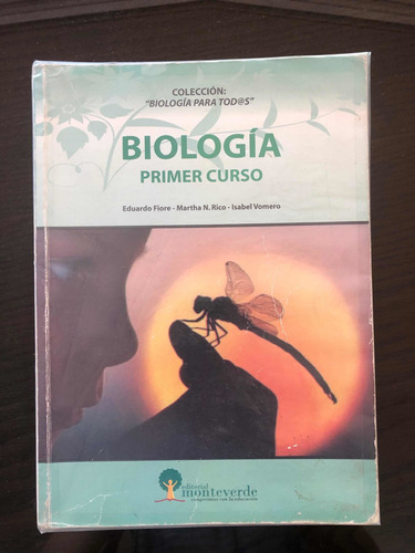 Libro Biología Primer Año. Editorial Monteverde