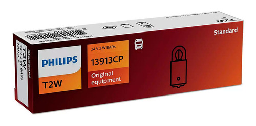 Pack 10 Lampara Philips Bayoneta 24v 2w Ba9s