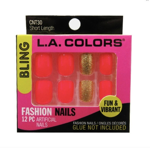 Uñas Postizas Manicure Express Neon L.a. Colors