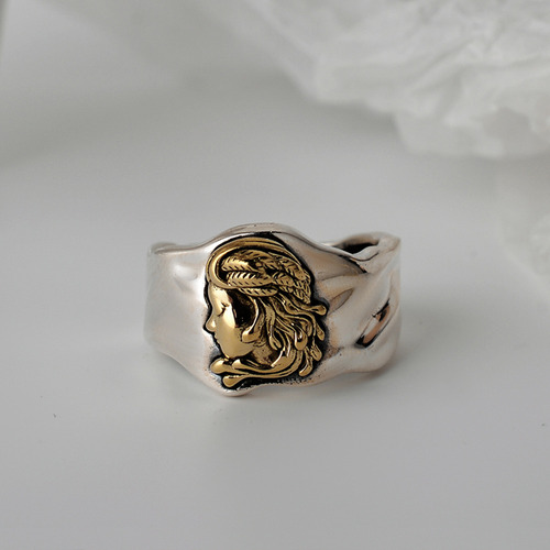 Irregular Avatar Index Finger Ring