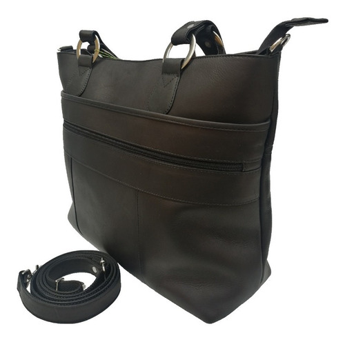 Bolso En Cuero Para Mujer Grande Para Cargar Portatil 