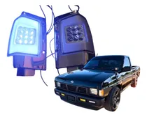 Comprar Par De Cuartos Led Azul Nissan Pick Up D21 Estaquitas 86-97