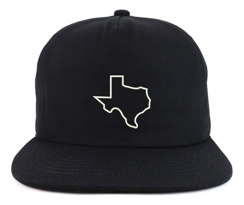 Trendy Shop Gorra Plana Sin Estructurar Texas State Outline 