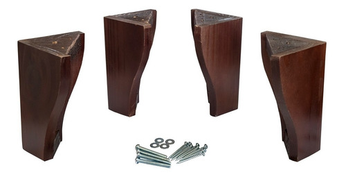 Base Super King Con Patas De Madera - Dif. Colores