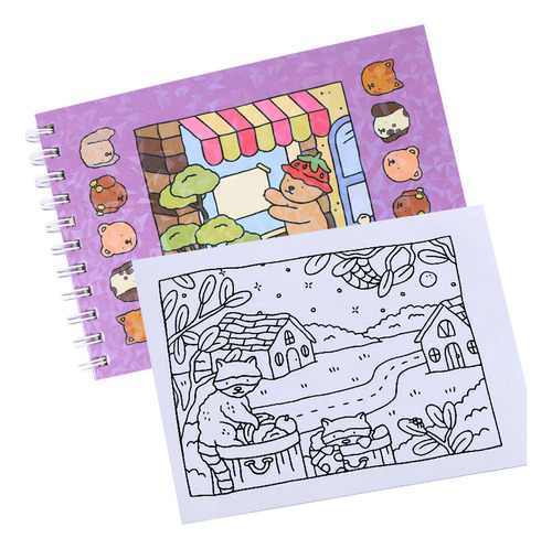Libro Ilustrado De Dibujos Animados Para Niños De Tapa Dura
