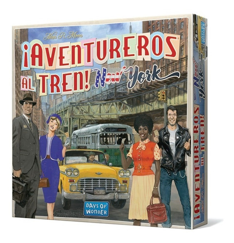 Aventureros Al Tren! New York Juego De Mesa Familia Y Amigos