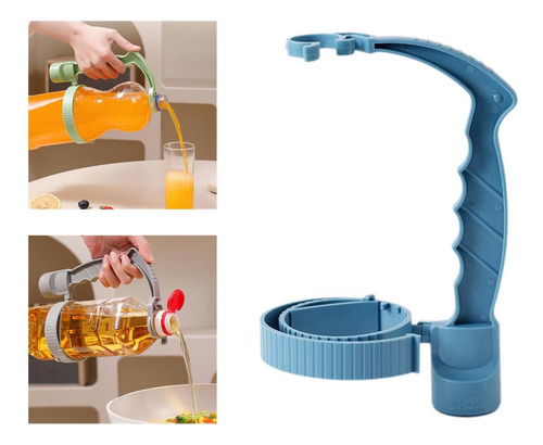 Mango De Bebidas, Barra De Agarre De Botella De Bebida, Azul