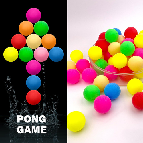 Bolas De Ping Pong De Colores 300 Unidades Para Fiestas Y Ju