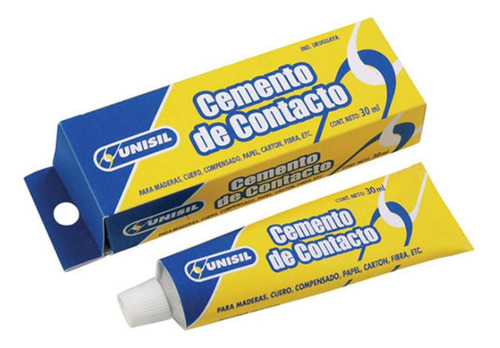Adhesivo Cemento Contacto 30ml Unisil H Y T