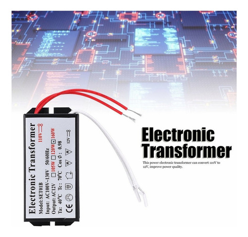 Convertidor De Voltaje Transformador Electrónico 110v A 12v
