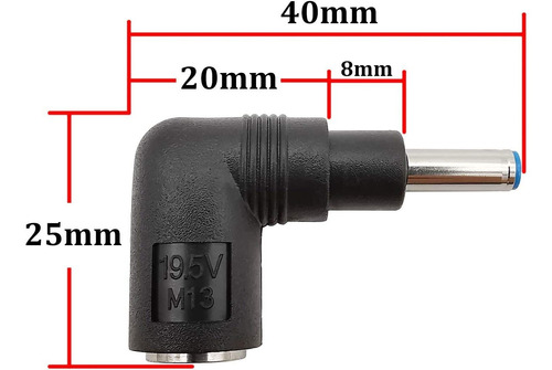 7.4mm To 4.5mm Dc Dongle Tip Adapter Connector Converter Com