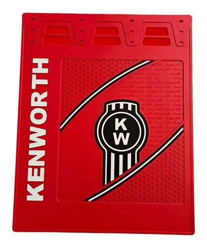Loderas Para Camion Kw 036 Rojo   24x30 Pulgadas (par)