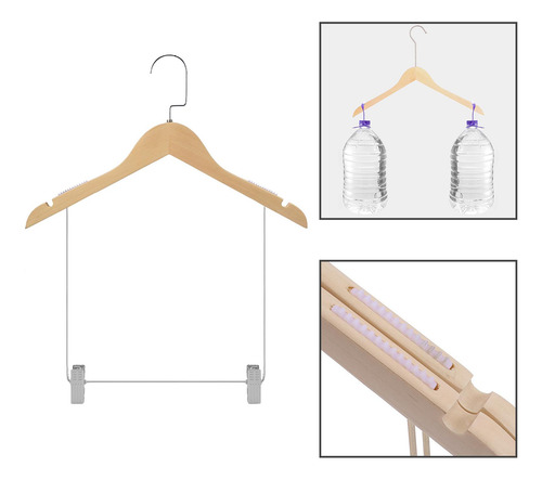 Perchas De Madera Para Trajes, Para Ropa De Hombre