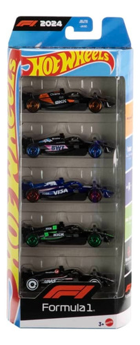 Hot Wheels Formula 1 F1, 5 Pack 2025 Mattel Multicolor