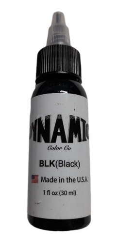 Dynamic Black Pigmento Para Tatuar Tattoo 1 Oz